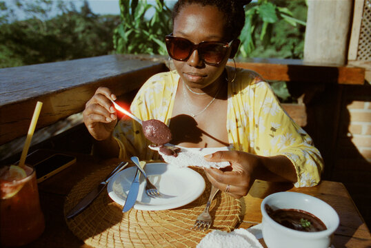 Tapioca With Sauce