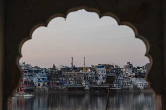 Pushkar Lake Framed View