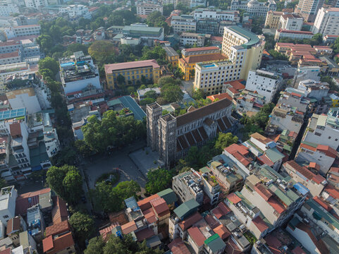 Wide Urban Cathedral