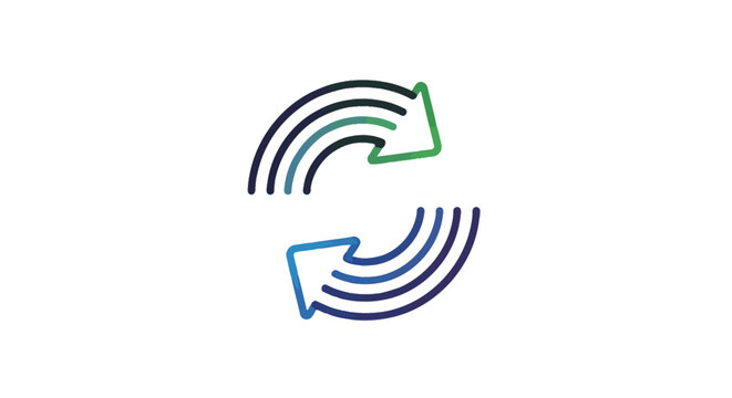 Recycle Arrow Loop Symbol, Circular Arrows, Refresh, Repeat, Rotation Icon
