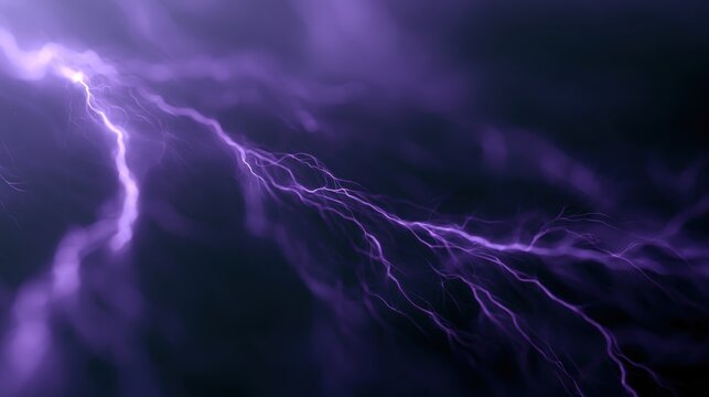 Futuristic neural pathways pulsing with purple light, artificial intelligence, data transmission, digital brain visualization