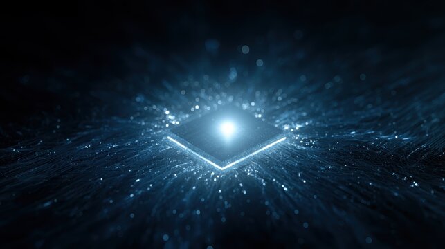 AI demand explosion, GPU factories, glowing technology world