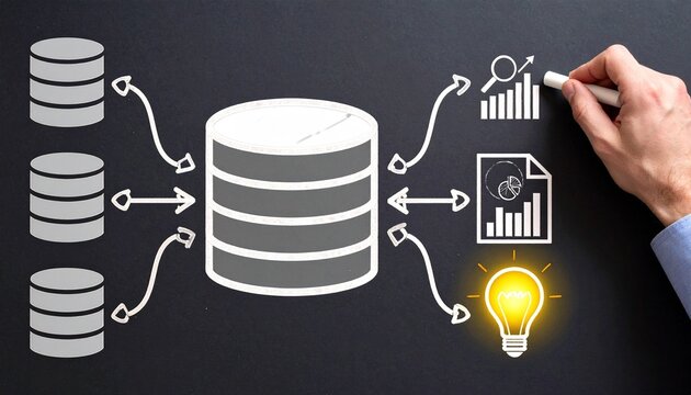 Data aggregation and analysis transforming storage into insights visualization