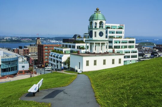 Walkway to the Town Clock, Halifax, Nova Scotia, Canada