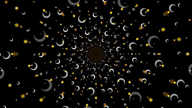 Celestial Sun and Moon Eclipse Tunnel Loop