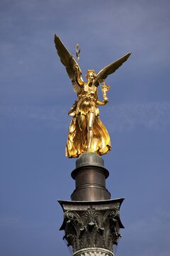 Angel of Peace monument, Bogenhausen, Munich, Upper Bavaria, Bavaria, Germany