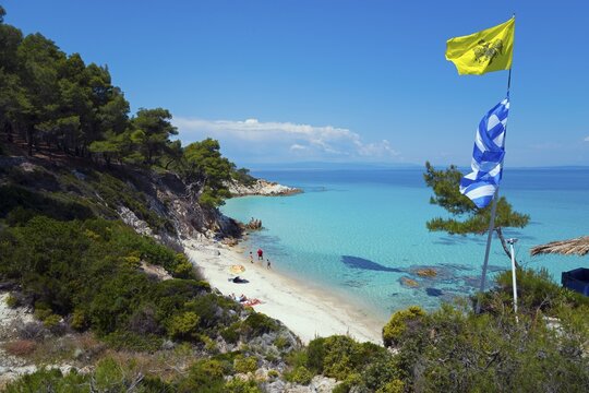 Mega Portokali Beach, Sarti, Sithonia, Chalkidiki, Central Macedonia, Greece
