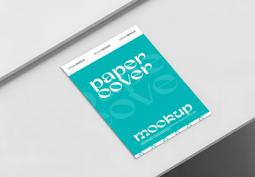 A4 Paper Cover Mockup