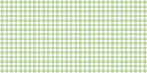 Seamless light sage green and white gingham check pattern. Classic checkered fabric texture design for textile, wallpaper, or creative background projects. Aesthetic sage plaid design. © Enka Enka