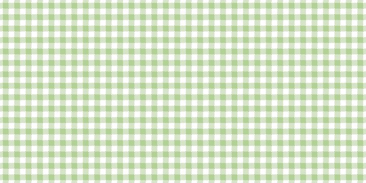Seamless light sage green and white gingham check pattern. Classic checkered fabric texture design for textile, wallpaper, or creative background projects. Aesthetic sage plaid design.