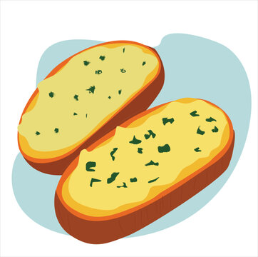 Garlic bread. Garlic bread Toas
