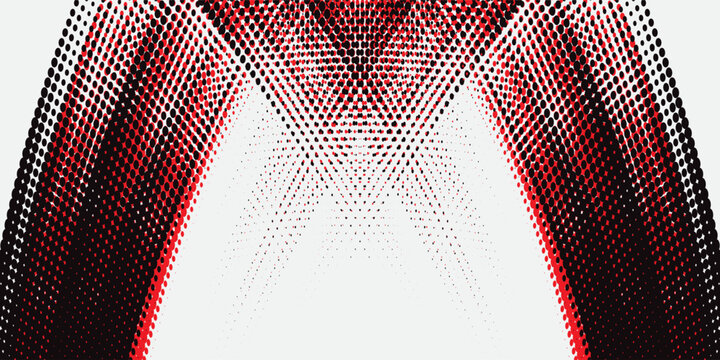 Abstract speed line style blue halftone banner design template. Red and blue halftone dot pattern with grunge texture. Sporty style white and black dot pop art comic, Eps 10. Modern.