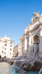 Fototapeta premium The Trevi Fountain in Rome, Italy