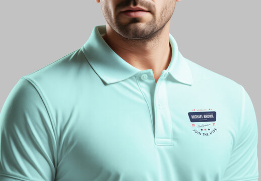 Polo T Shirt Logo Mockup