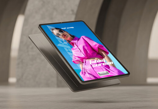 Tablet Device Display Mockup