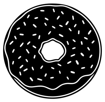 vector illustration of donut