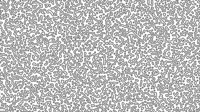 Abstract Texture Background: A monochromatic abstract pattern composed of irregular, intertwined lines forming a dense, textured surface.