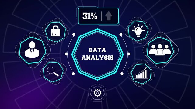 Data analysis system workflows perfect for implementing corporate digital transformation programs executive decision tutorials and marketing ads
