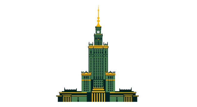Detailed Lego Style Model of Iconic Skyscraper Building.