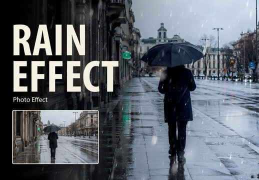 Rain Effect With Various Rain Layers