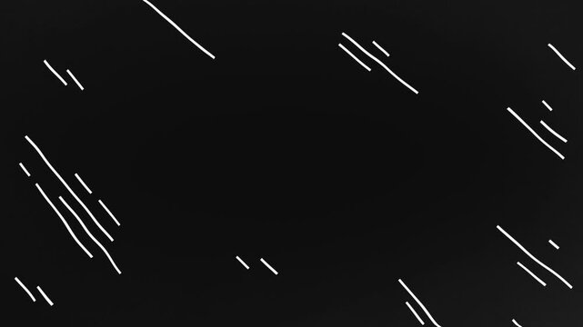 Comic background animation, Abstract motion graphics and digital composition of shapes