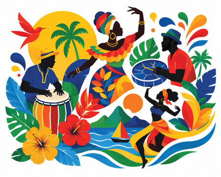 Juneteenth Freedom Celebration African American Culture Vector