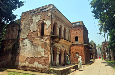 Fototapeta premium Located in Sonargaon, Panam City is one of Bangladesh’s most remarkable historical heritage sites. Once a thriving trading center during the late medieval and colonial periods.