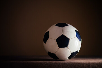 Fototapeta premium Creative soccer, background