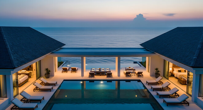 Front Luxury Aerial Ocean Villa aerial villa ocean front luxury