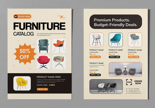 Product Catalog Flyer Template