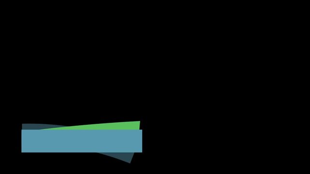 Modern lower third with smooth left to right movement, Animation of HUD elements, animate a  callout for text on alpha channel 