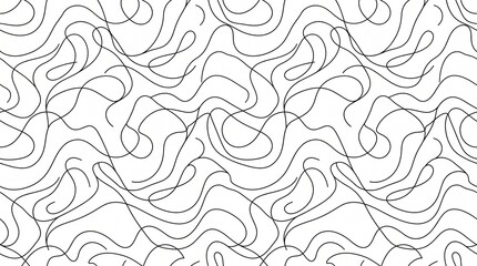 Fototapeta premium Seamless Abstract Line Pattern