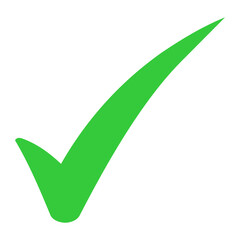 Green check mark, isolated tick symbols, checklist signs, and an approval badge. Flat and modern checkmark design, vector illustration. © Creative Vector