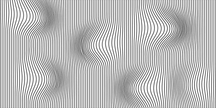 Abstract background with lines of variable thickness. Modern decoration for websites, packaging, posters, banners, furniture design and interior.