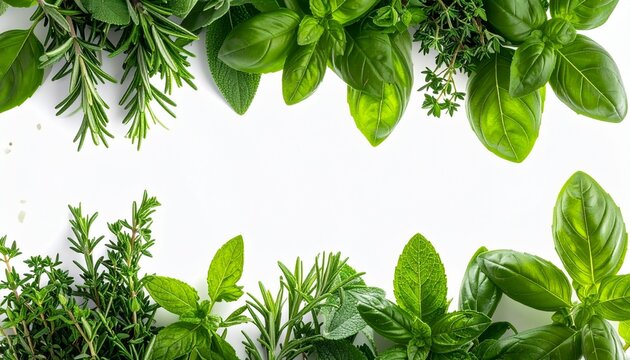 Close up of fresh green cannabis leaves growing indoors.