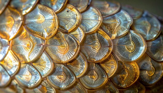 Close-up of gold and silver metallic coins stacked together.