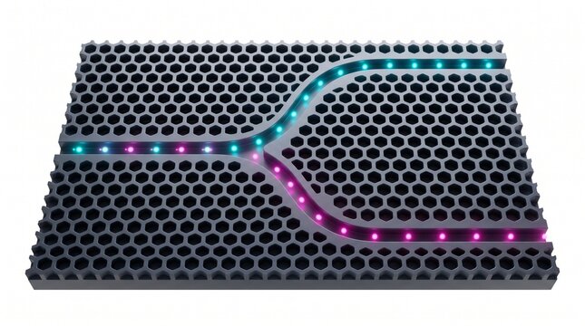 3D Optical Diagram of Photonic Crystal Exhibiting Quantum Spin Hall Effect