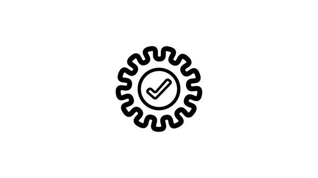 Settings Gear Icon Animation | Modern Configuration Symbol