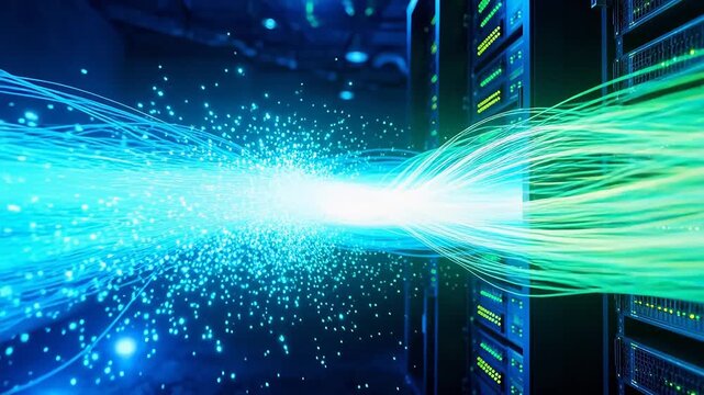 Digital Dropout to Full Recovery: Fiber Optics Packet Flow