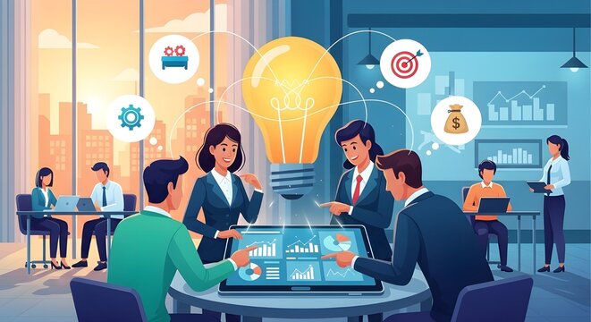 Business Collaboration with Analytics and Global Market Vision