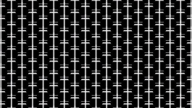 Seamless Clean Tech Hexagon Data Grid Loop. Modern Minimalist Sci-Fi Presentation Backdrop Corporate Motion Texture