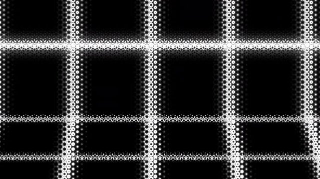 Modern Minimalist Tech Network Loop. Seamless Data Grid Geometry Corporate Presentation Backdrop Animated Texture