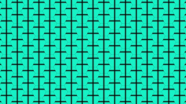 Seamless Modern Tech Grid Pattern Loop. Minimalist Sci-Fi Presentation Backdrop Data Geometry Texture