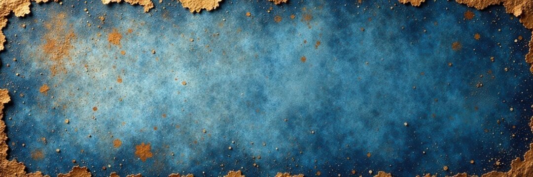 Half kraft, half denim Vintage texture, close-up , dense, weave