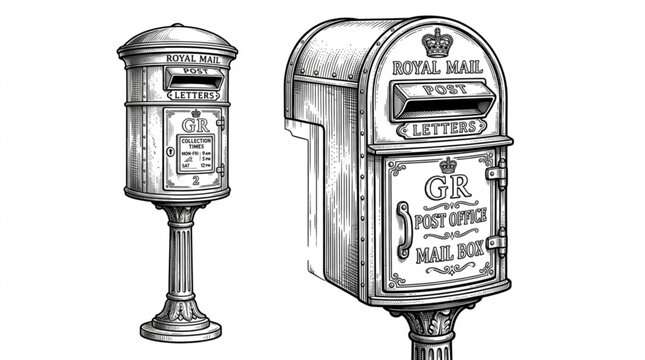 old fashioned mailbox