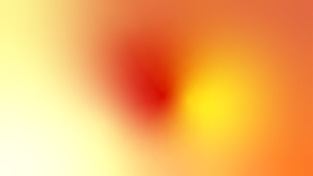 Abstract glowing fire background with orange and yellow circular waves of bright energy