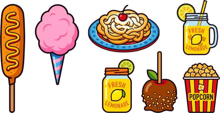 Collection of Classic Fairground Treats