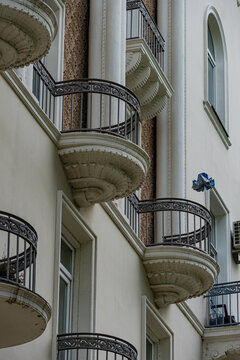 Architecture of old Tbilisi, capital city of Georgia
