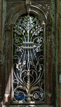 Old Tbilisi's architectural details old door