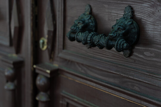 Old Tbilisi's architectural details old door